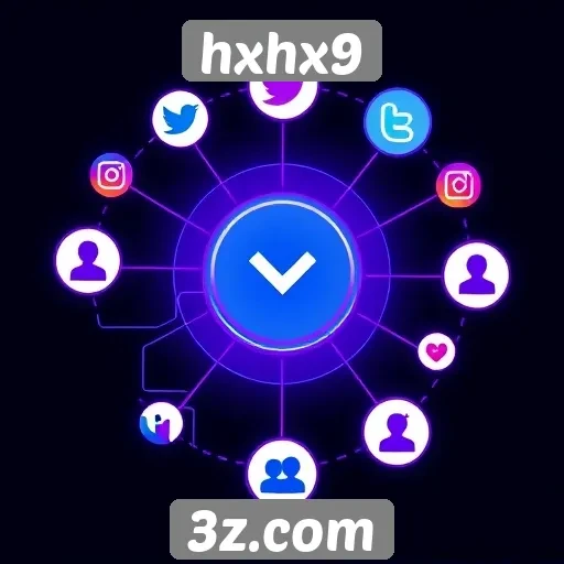 Integração de redes sociais no hxhx9
